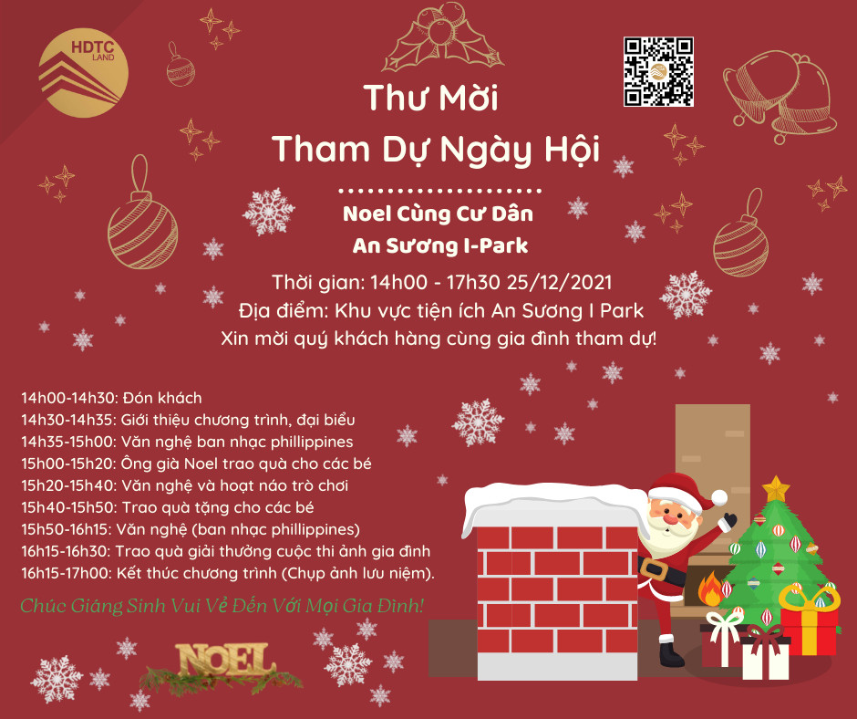 Đón Giáng sinh & Năm mới 2022 cùng Cư dân I-Park An Sương