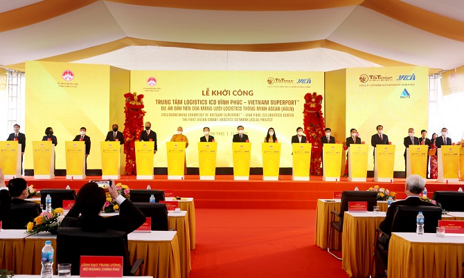 Khởi công ‘Siêu cảng’ Logistics 3.900 tỷ đồng ở Vĩnh Phúc